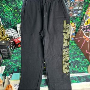 Star Wars Black Joggers with Yellow Logo Size Medium NWT